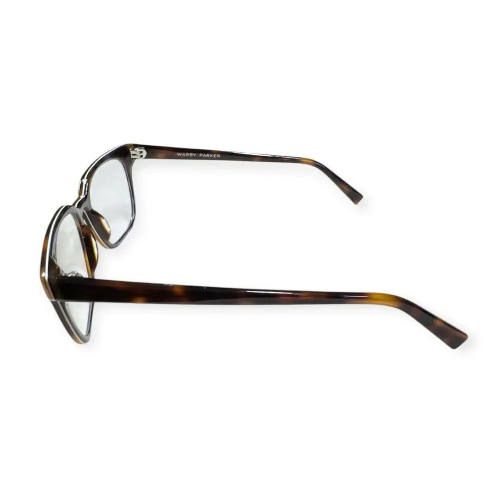 Warby Parker Hughes Eyeglasses Full Rim Frame‎ Tortoise Shell Brown 54-18-145mm